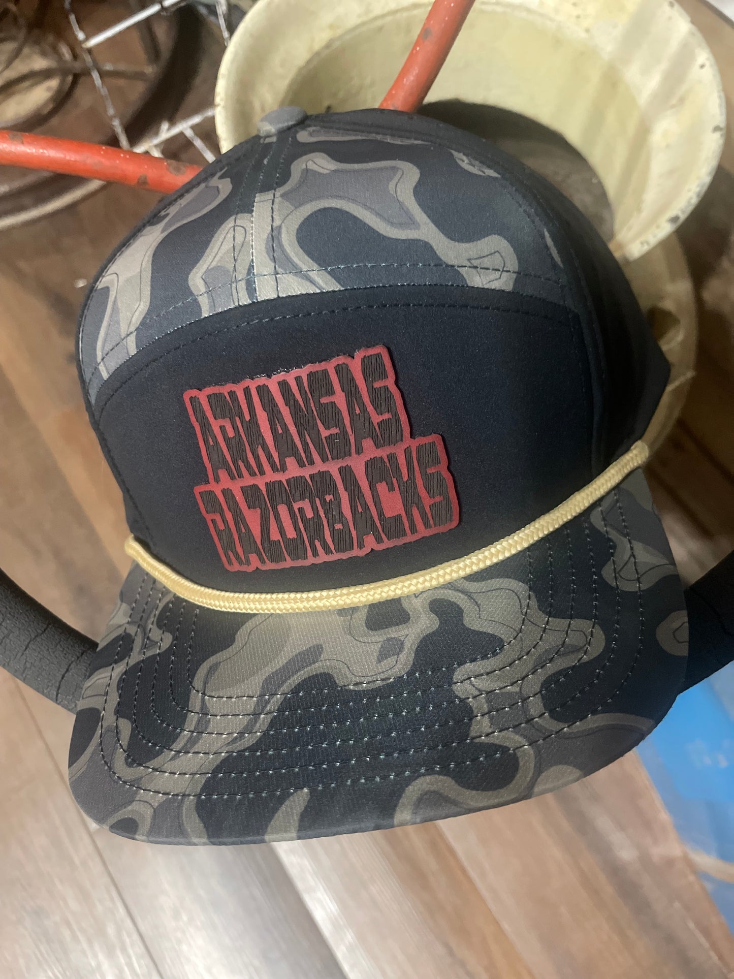 Arkansas RazorBacks Dark Camou Hat